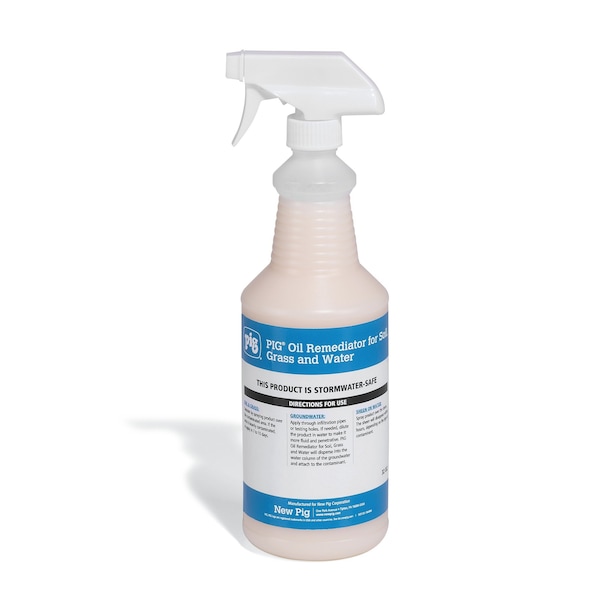 Pig Oil Remediator for Soil, Grass and Water, Remediator, 32 oz. Spray Bottle CLN953 - main